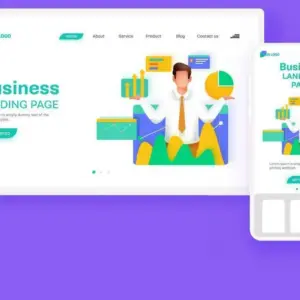 Responsive Business Landing Page Design